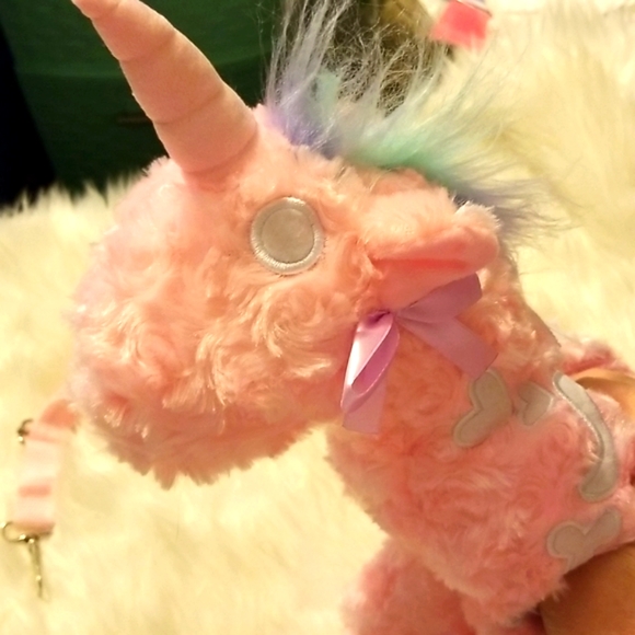 🐰UNISKELTON 🐰Plush Purse (Pink & White) - Picture 14 of 14